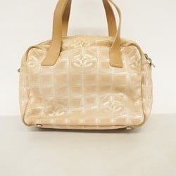 Chanel handbag new travel nylon beige ladies