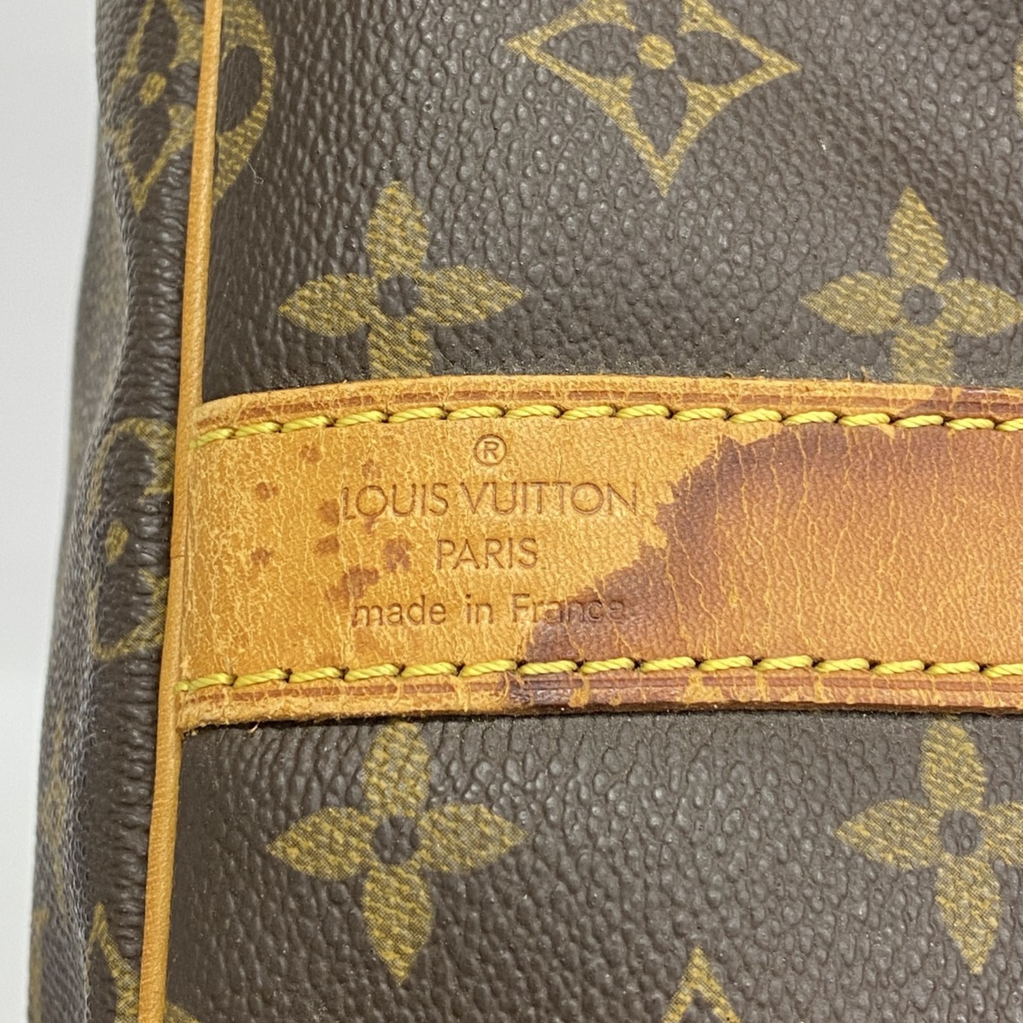 Louis Vuitton Boston Bag Monogram Keepall Bandouliere 55 M41414 Brown Men's Women's