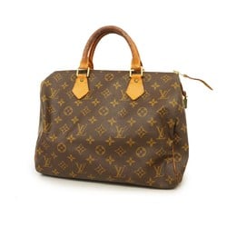 Louis Vuitton Handbag Monogram Speedy 30 M41108 Brown Ladies