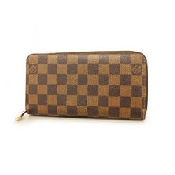 Louis Vuitton Long Wallet Damier Zippy N60015 Ebene Men's Women's