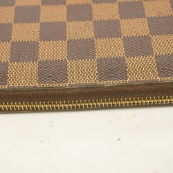 Louis Vuitton Long Wallet Damier Zippy N60015 Ebene Men's Women's