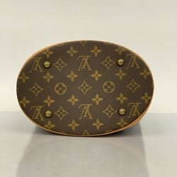 Louis Vuitton Handbag Monogram Bucket PM M42238 Brown Ladies