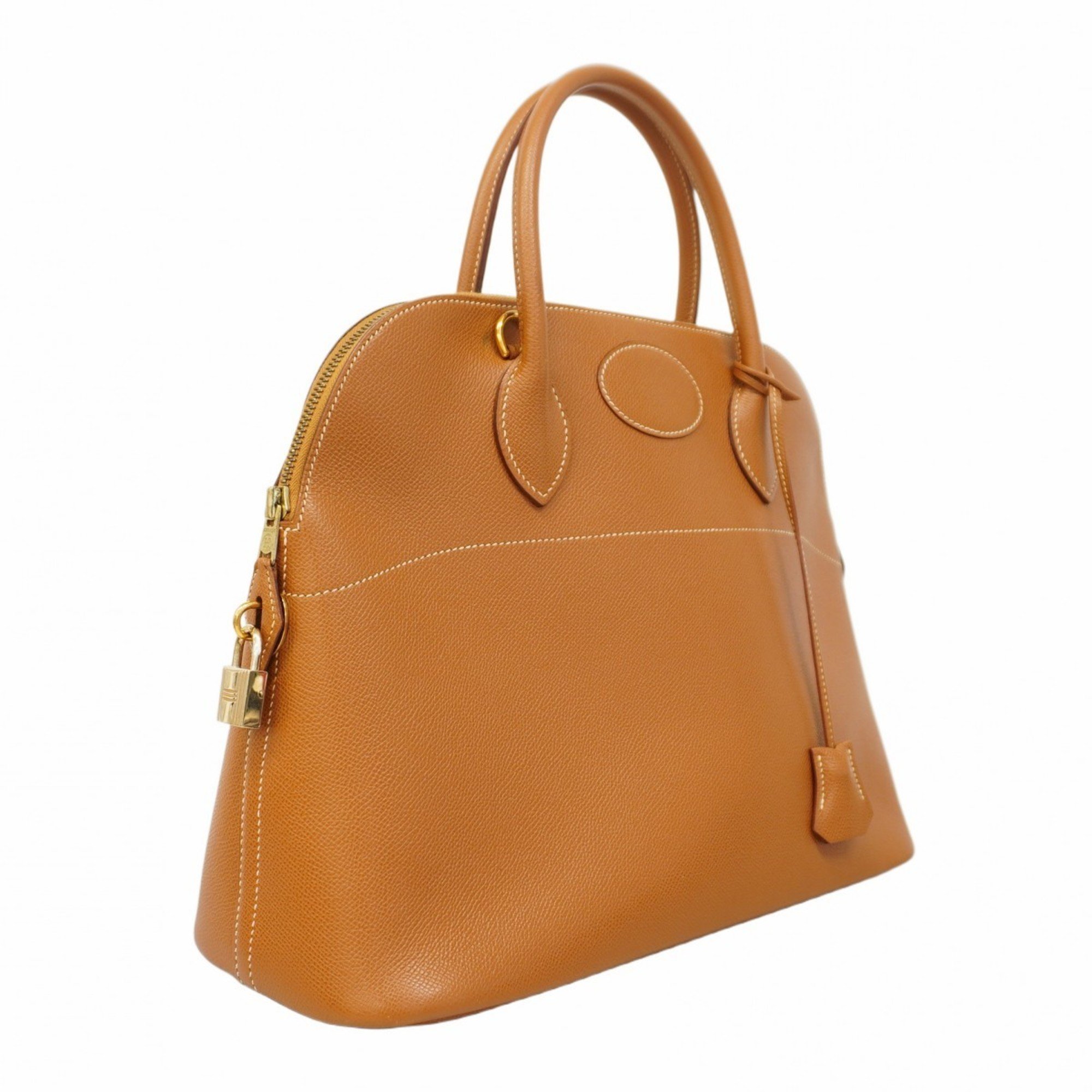 Hermes handbag Bolide 35 Cushvel gold E stamp ladies