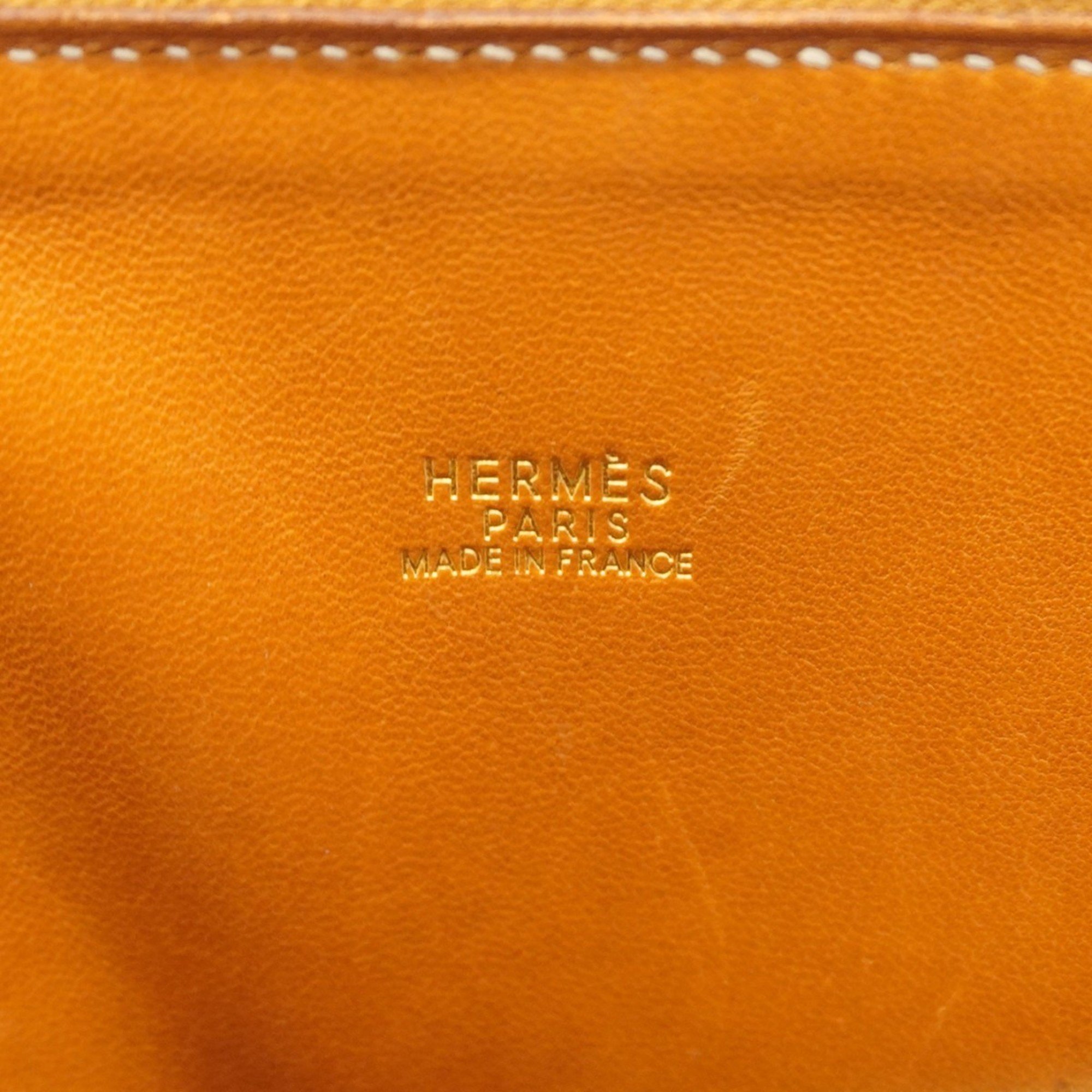 Hermes handbag Bolide 35 Cushvel gold E stamp ladies