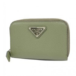 Prada Wallets and Coin Cases in Saffiano Leather Khaki for Men Women