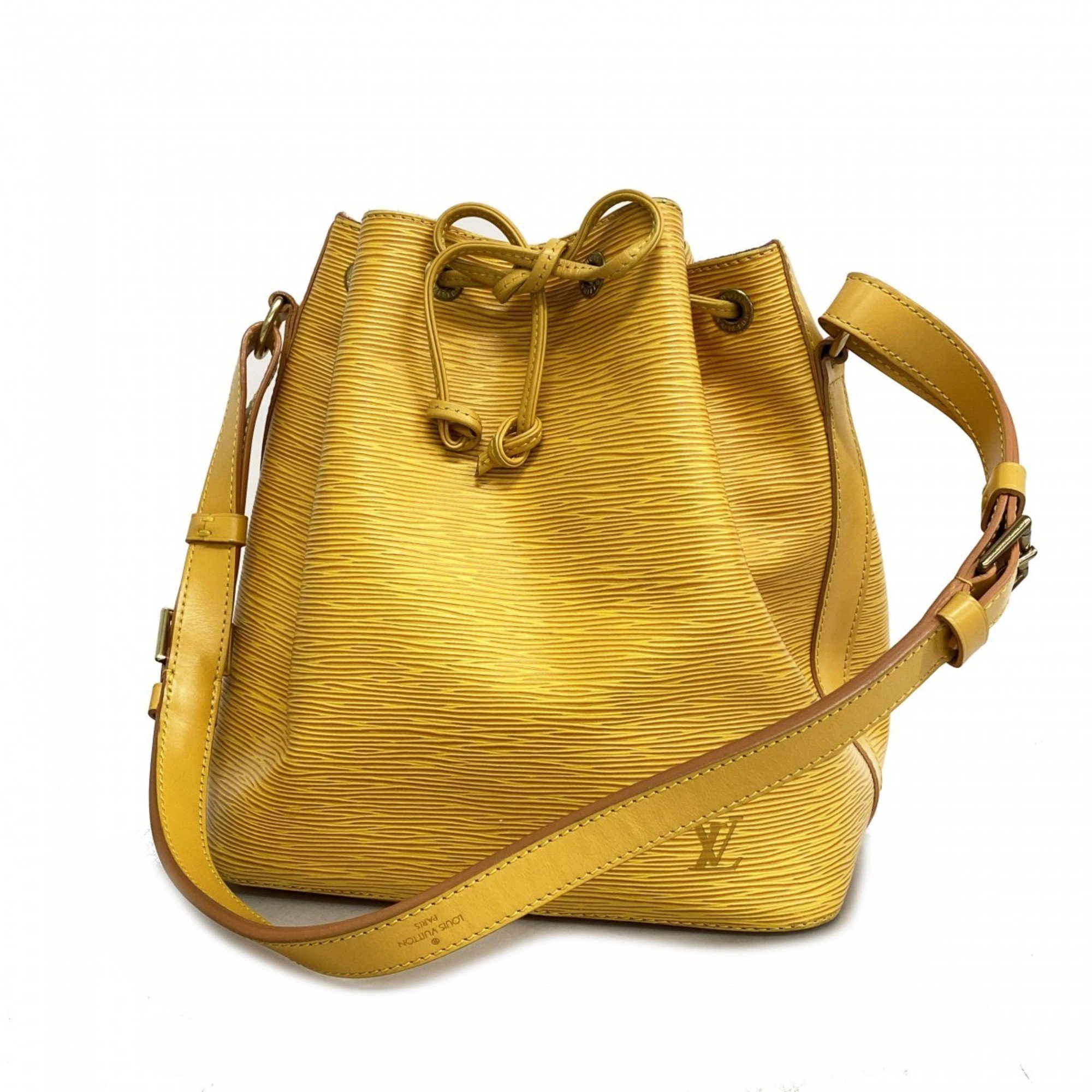 Louis Vuitton Shoulder Bag Epi Petit Noe M44109 Jaune Ladies