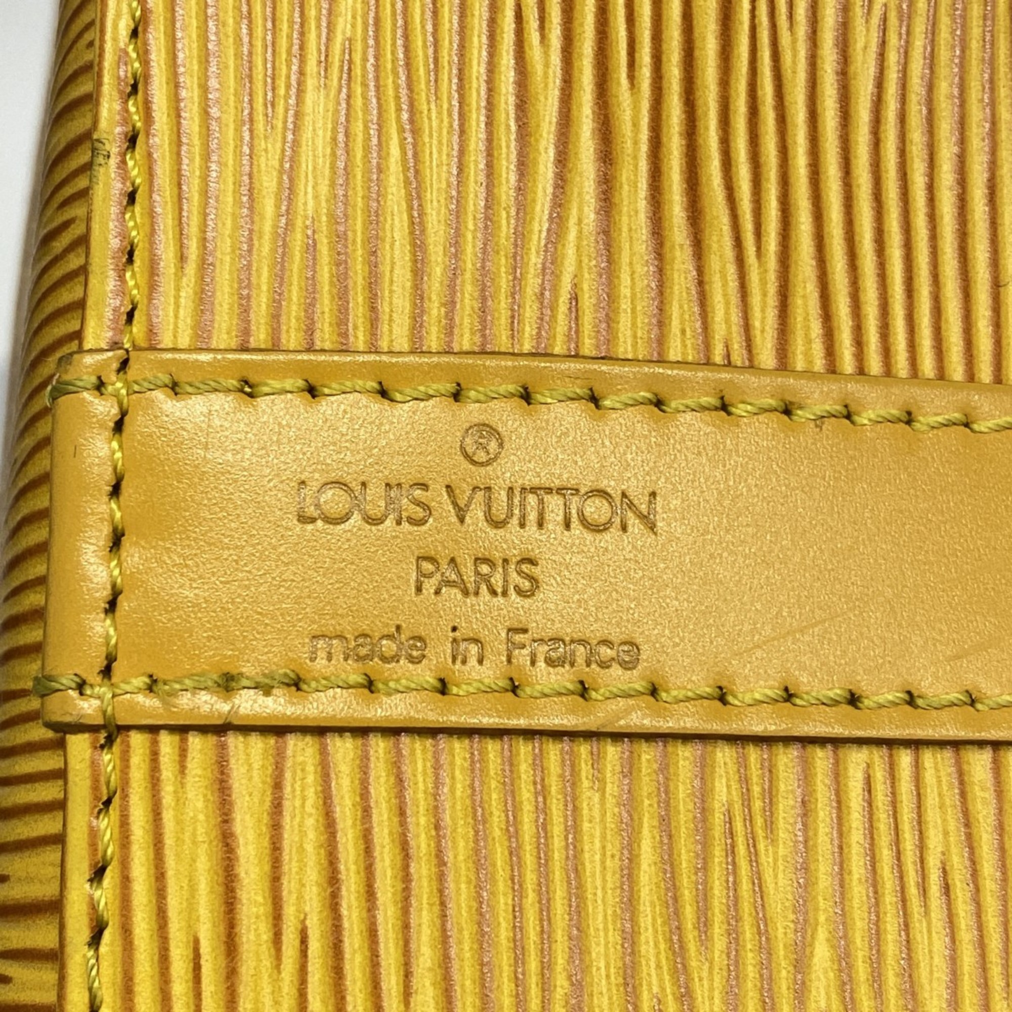 Louis Vuitton Shoulder Bag Epi Petit Noe M44109 Jaune Ladies