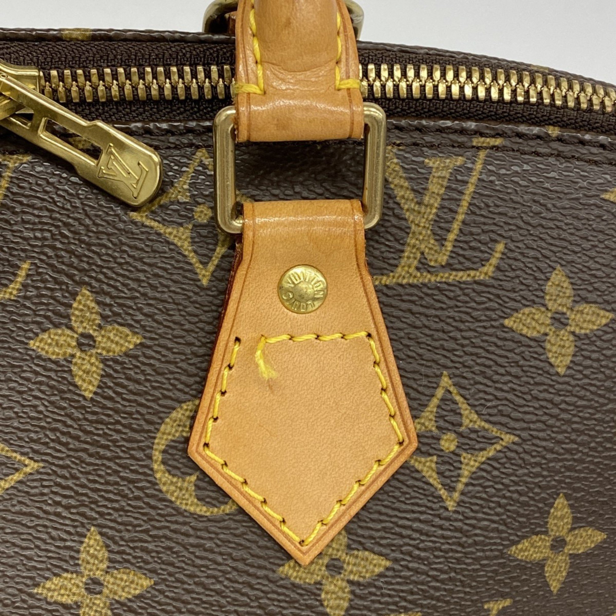 Louis Vuitton handbag Monogram Alma M51130 brown ladies