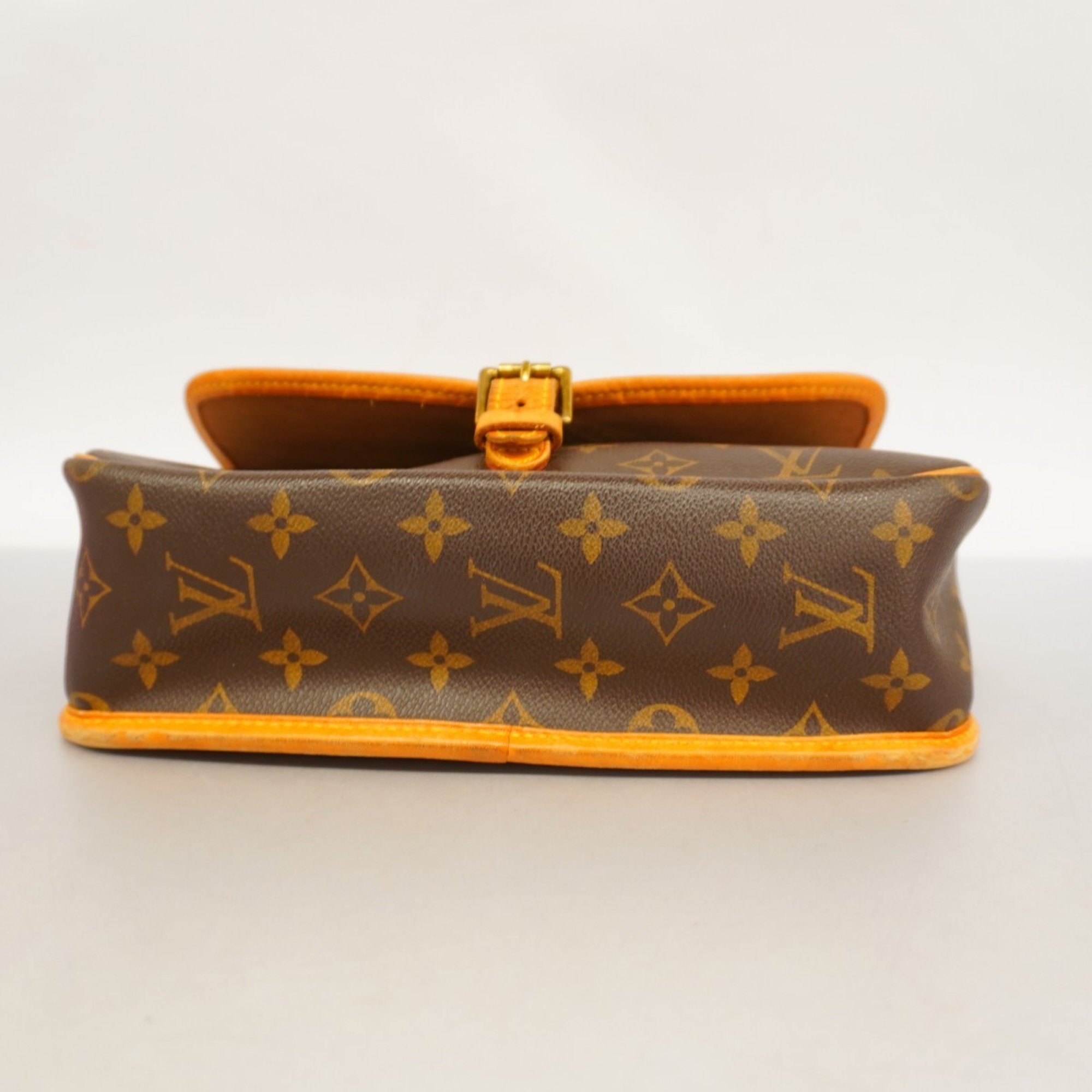 Louis Vuitton Shoulder Bag Monogram Sologne M42250 Brown Ladies