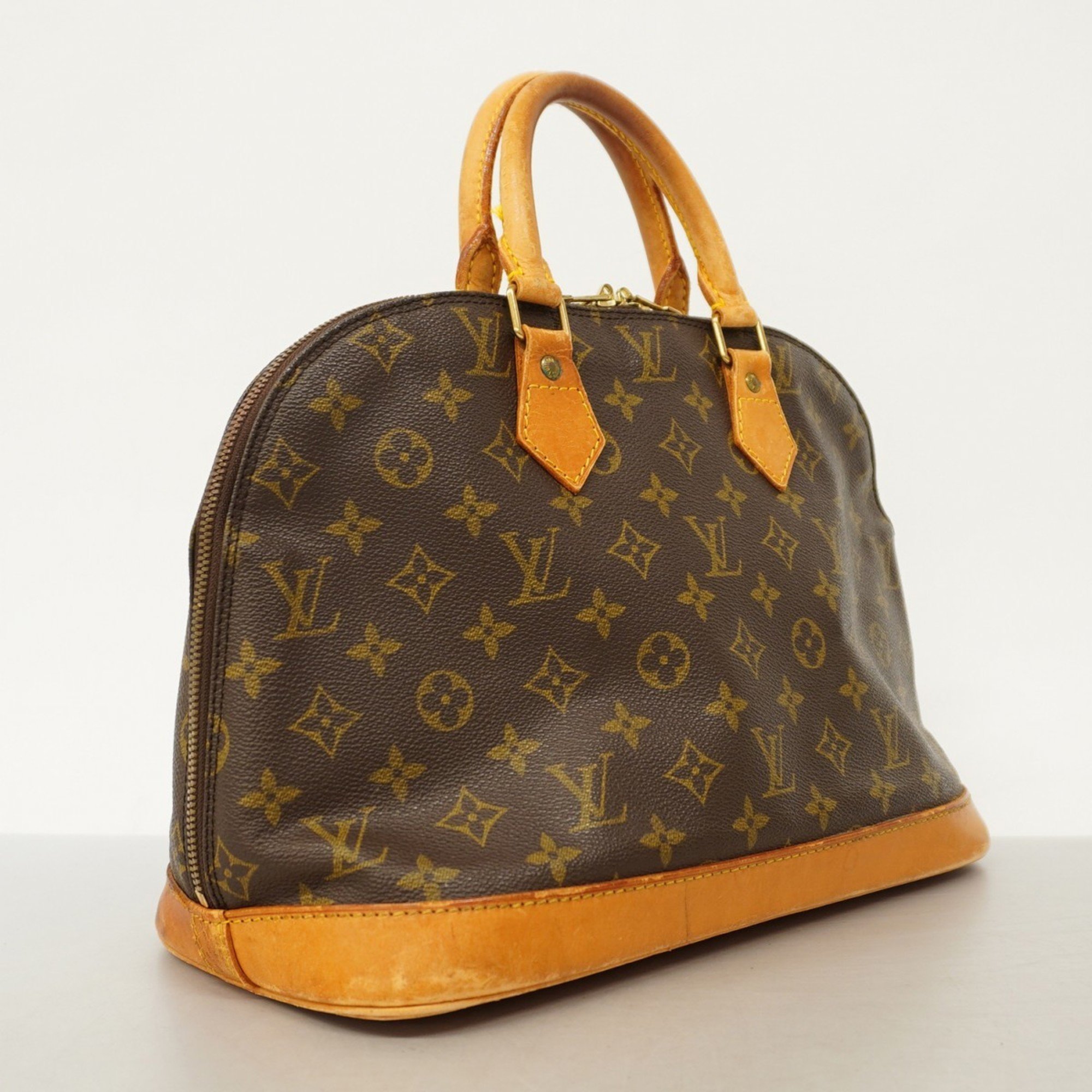 Louis Vuitton handbag Monogram Alma M51130 brown ladies