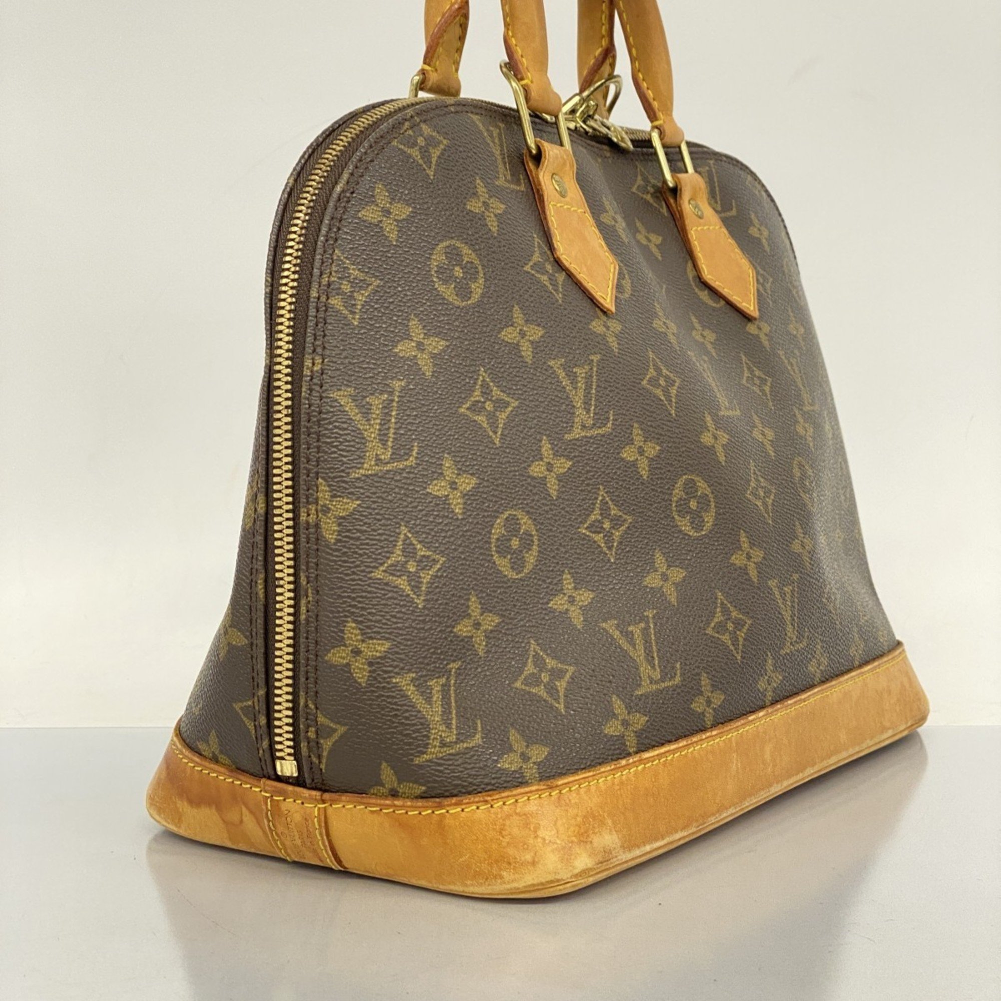 Louis Vuitton handbag Monogram Alma M51130 Brown ladies