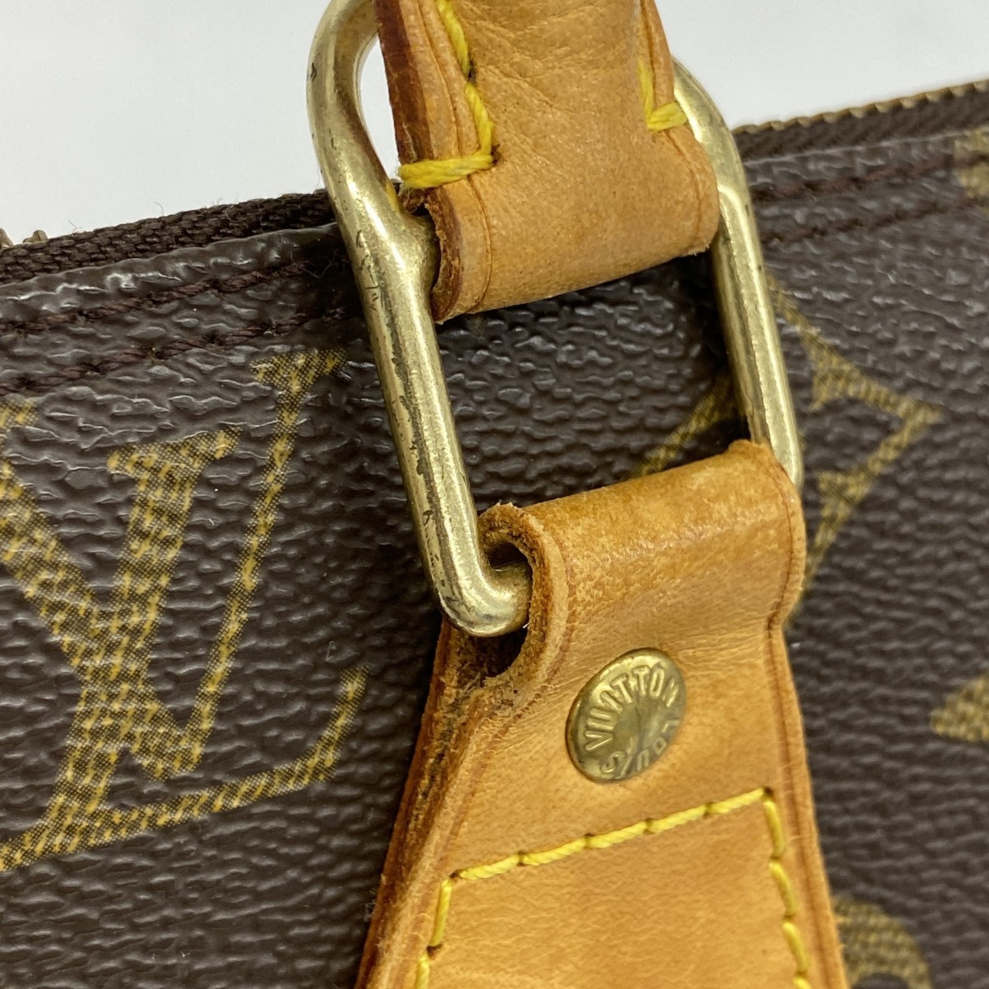 Louis Vuitton handbag Monogram Alma M51130 Brown ladies