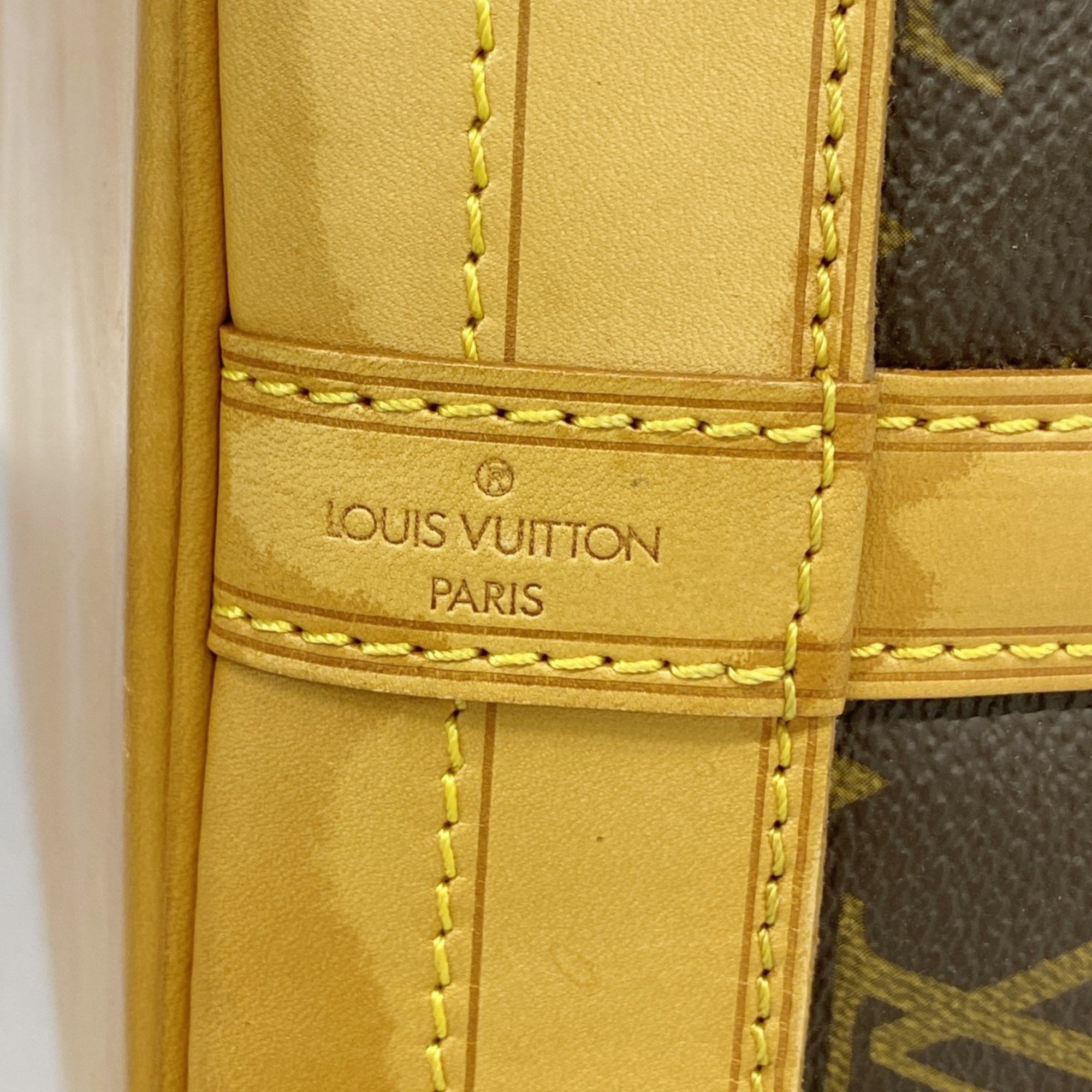 Louis Vuitton Shoulder Bag Monogram Noe M42224 Brown Ladies