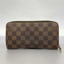 Louis Vuitton Long Wallet Damier Zippy N60015 Ebene Men's Women's