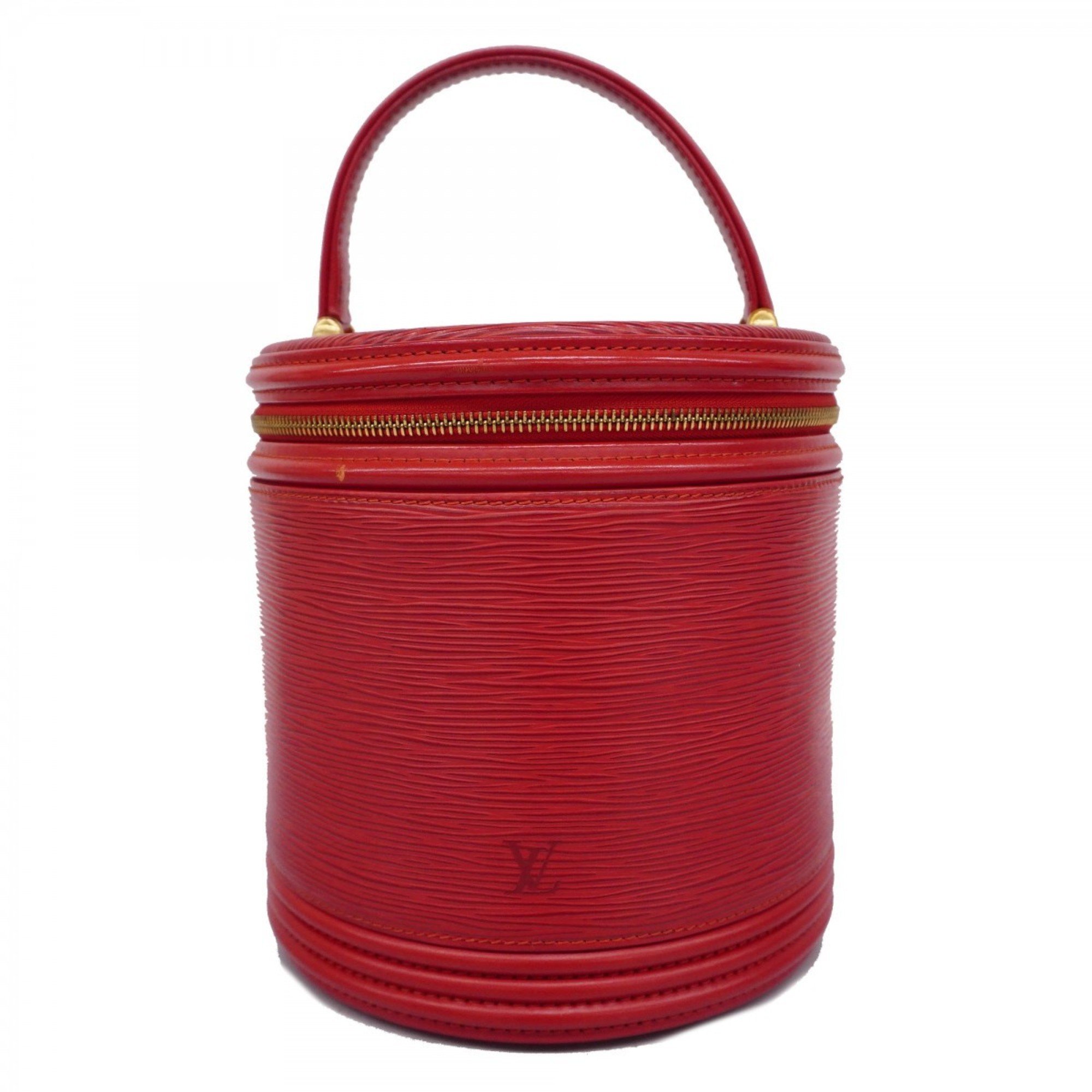 Louis Vuitton Handbag Epi Cannes M48037 Castilian Red Ladies