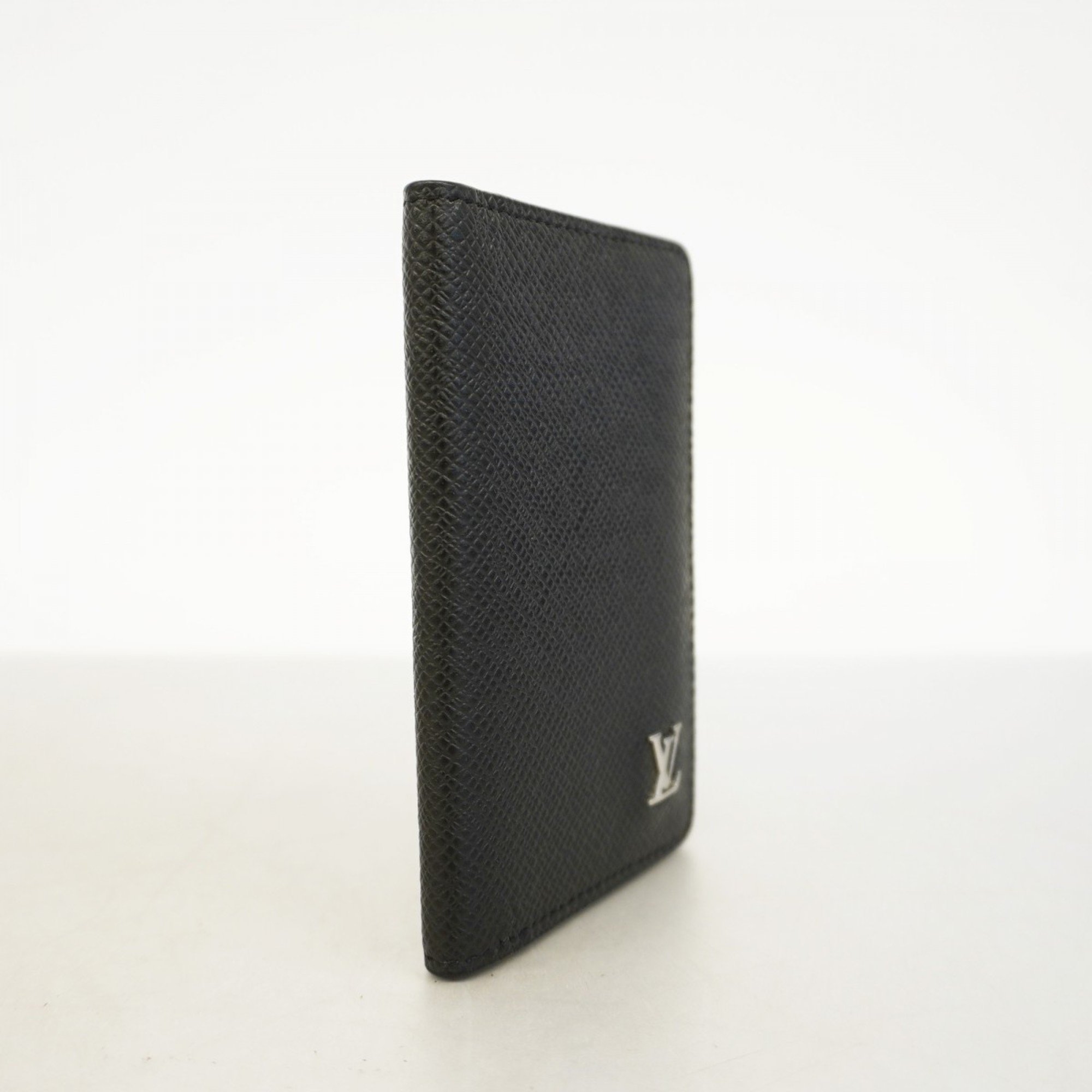 Louis Vuitton Business Card Holder/Card Case Taiga Organizer de Poche M30537 Noir Men's