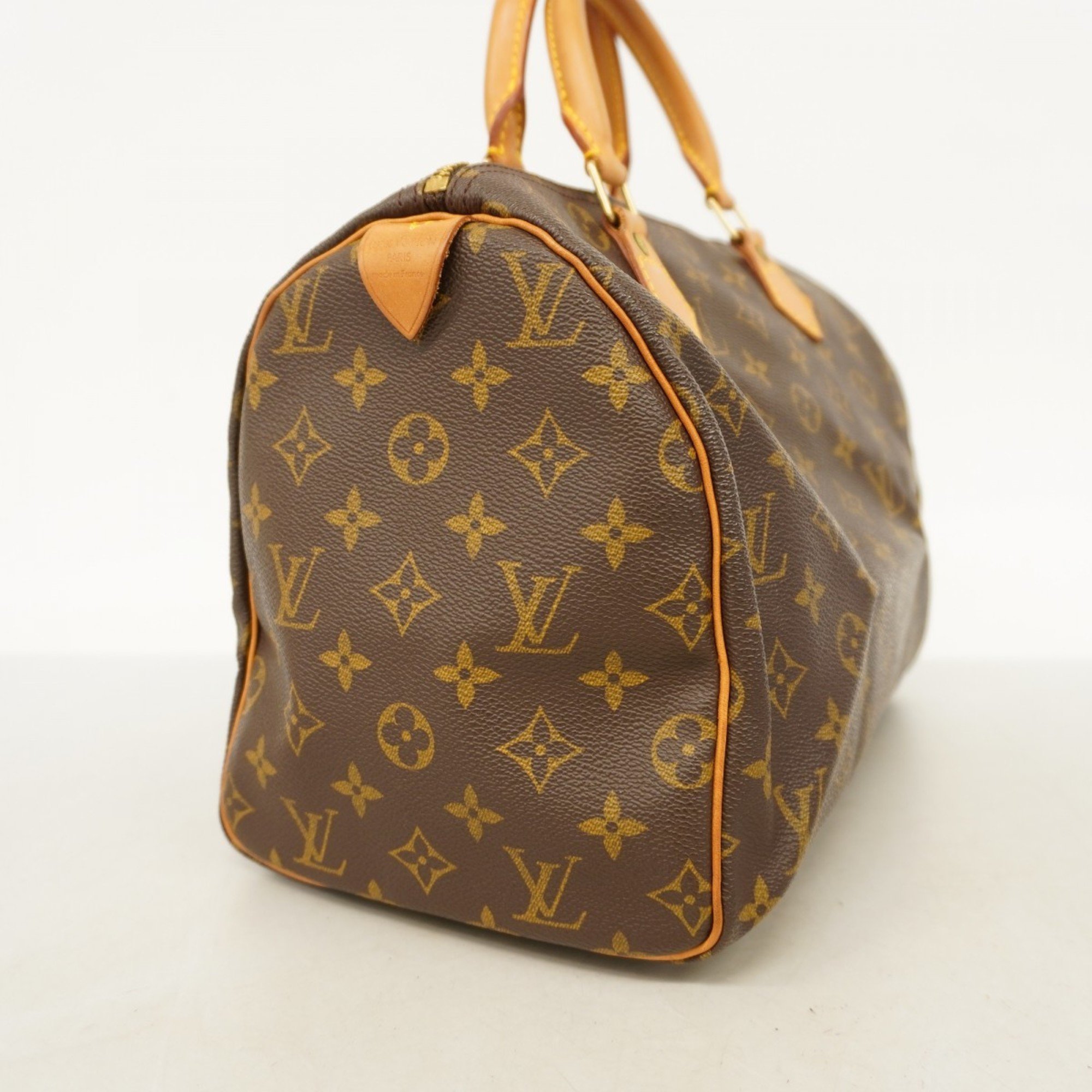 Louis Vuitton Handbag Monogram Speedy 30 M41108 Brown Ladies