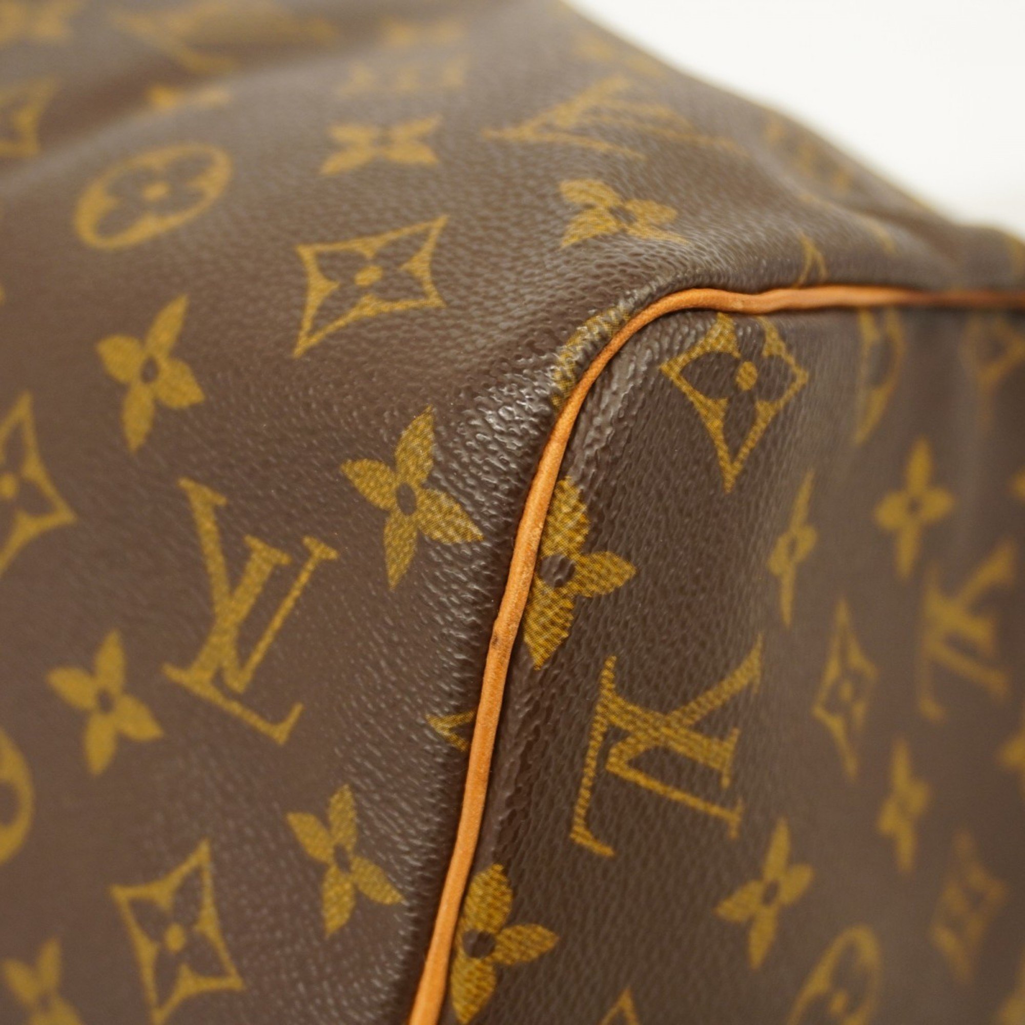 Louis Vuitton Handbag Monogram Speedy 30 M41108 Brown Ladies