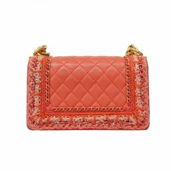 Chanel Shoulder Bag Boy Lambskin Pink Ladies