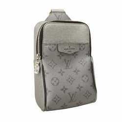 Louis Vuitton Body Bag Taigarama Outdoor Sling M30833 Silver Men's