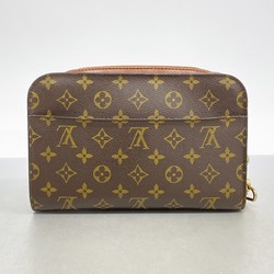 Louis Vuitton Clutch Bag Monogram Orsay M51790 Brown Ladies