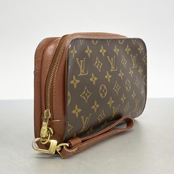 Louis Vuitton Clutch Bag Monogram Orsay M51790 Brown Ladies