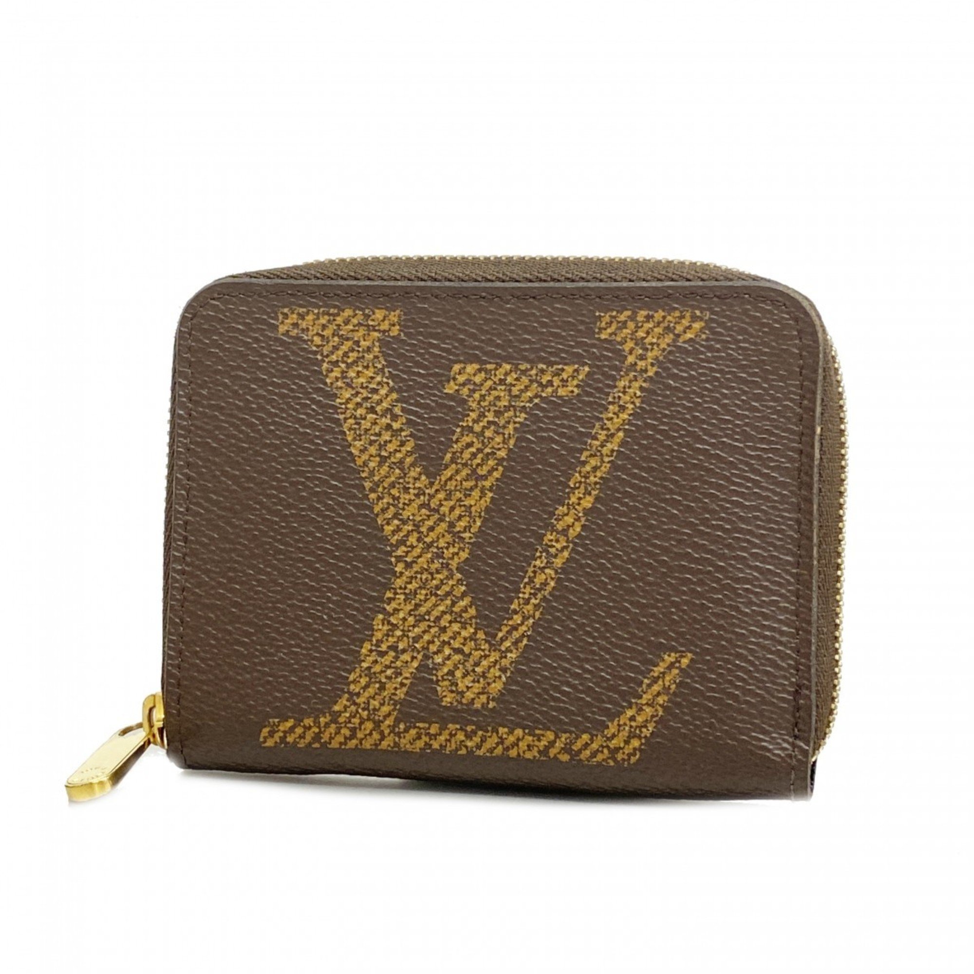 Louis Vuitton Wallets & Coin Cases Monogram Giant Zippy Purse M69354 Brown Men's Women's