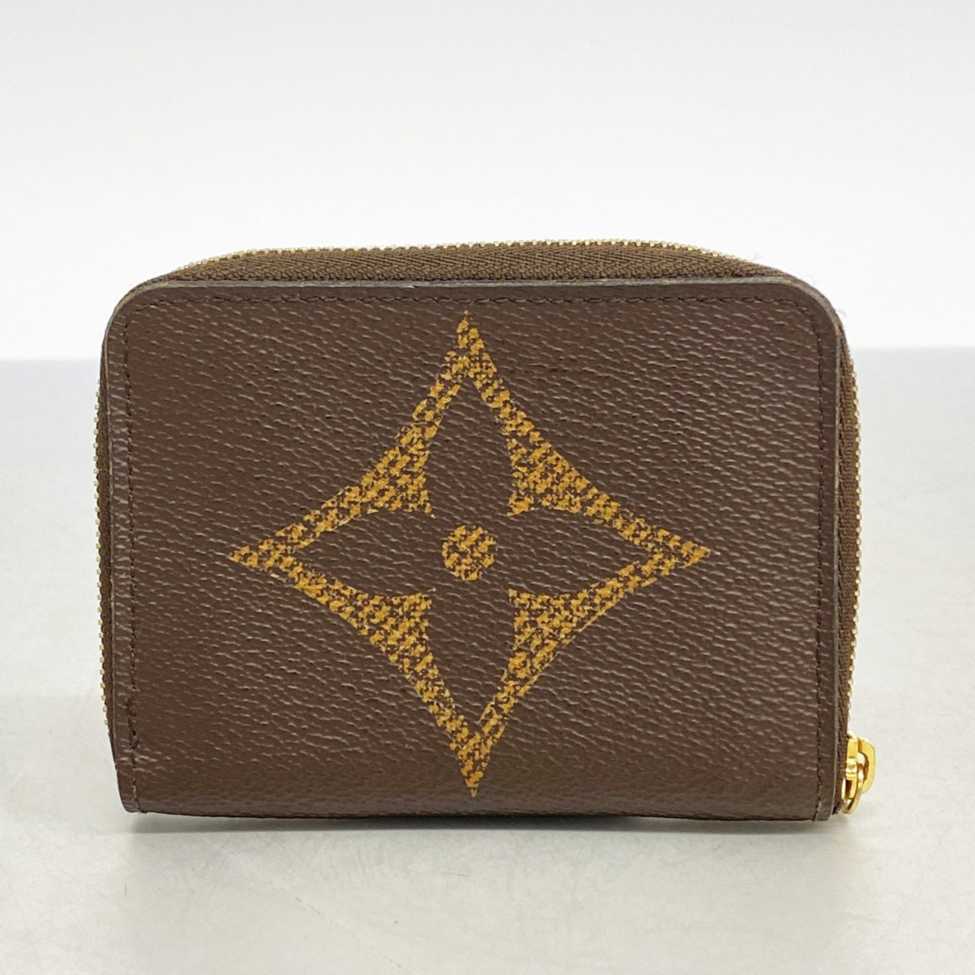 Louis Vuitton Wallets & Coin Cases Monogram Giant Zippy Purse M69354 Brown Men's Women's