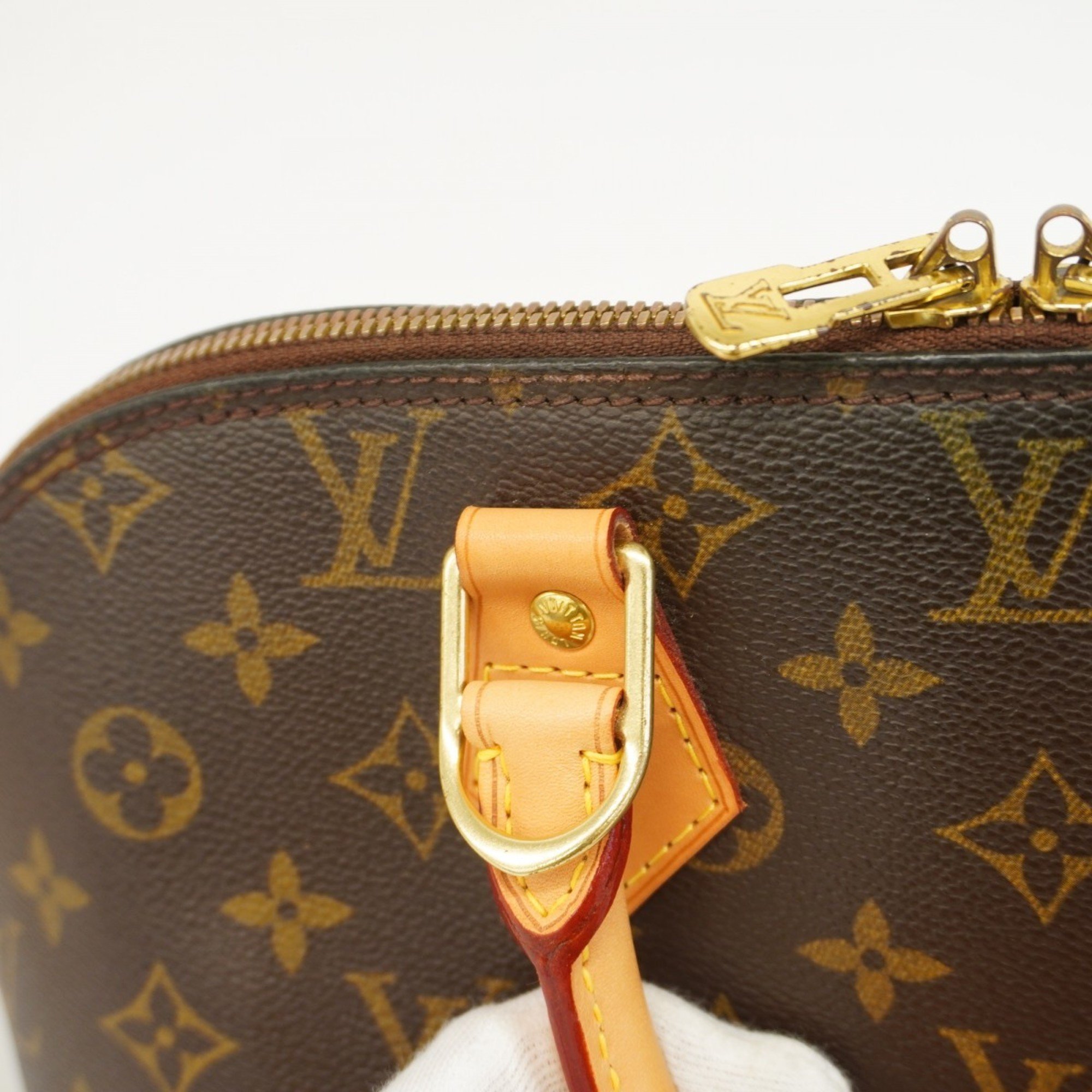 Louis Vuitton handbag Monogram Alma M51130 brown ladies