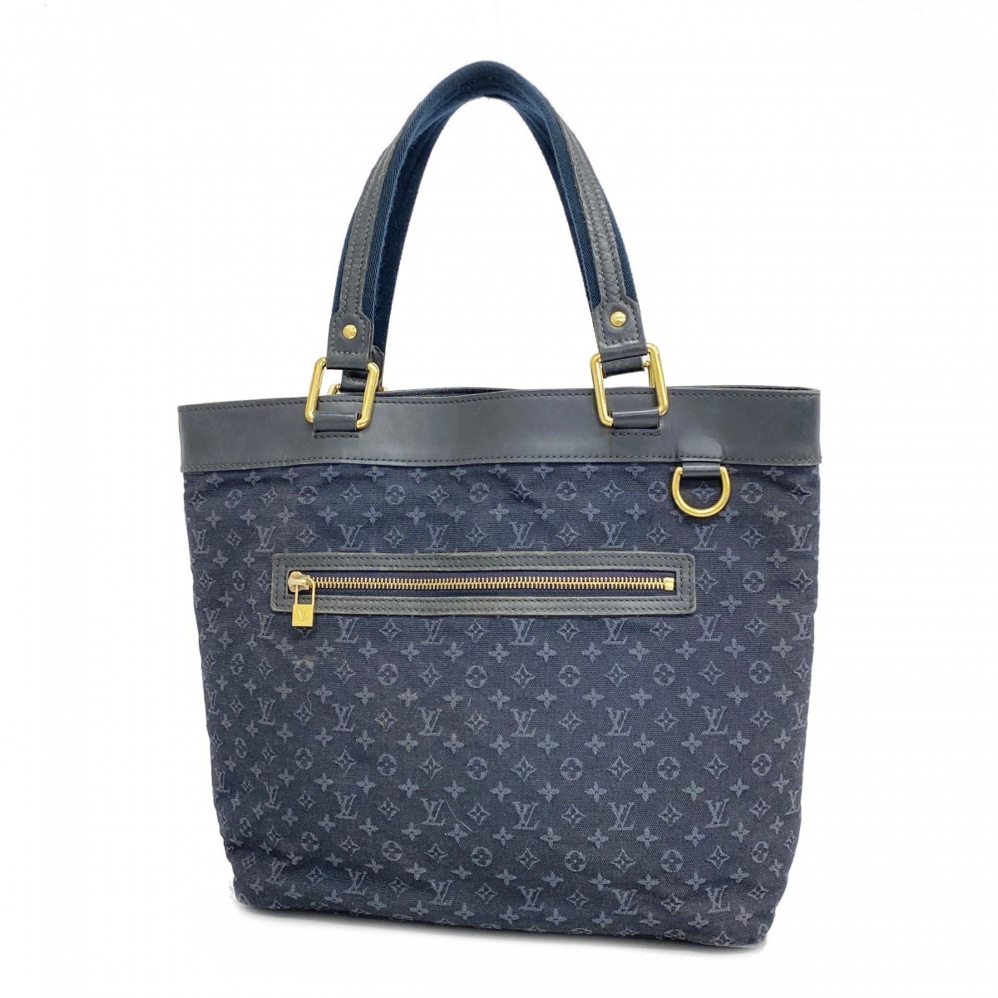 Louis Vuitton Tote Bag Monogram Lucille GM M92679 TST Blue Ladies