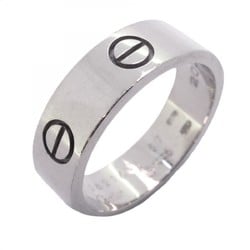 Cartier Ring Love K18WG White Gold #57 Men's Women's