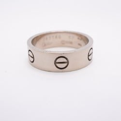 Cartier Ring Love K18WG White Gold #57 Men's Women's