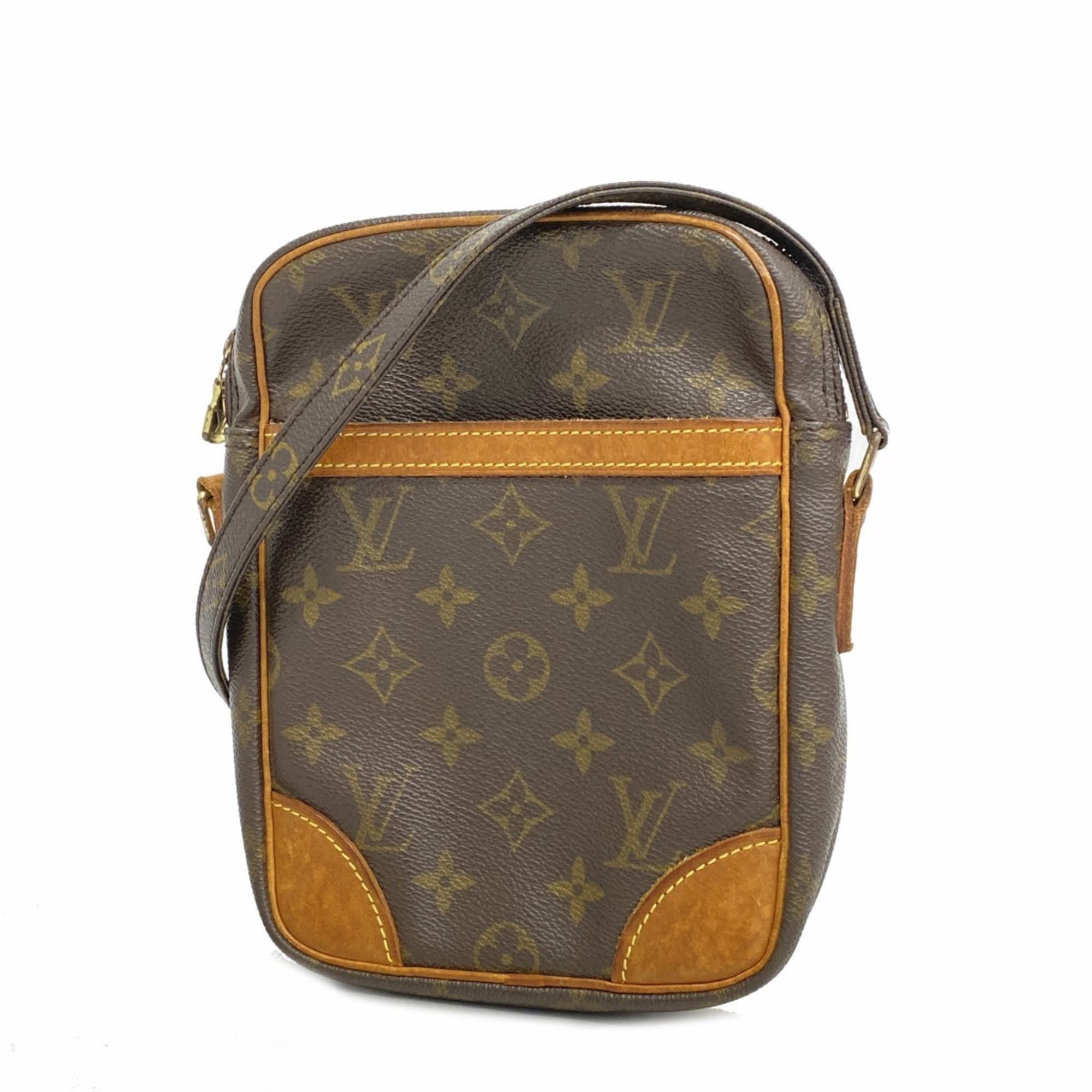 Louis Vuitton Shoulder Bag Monogram Danube M45266 Brown Ladies