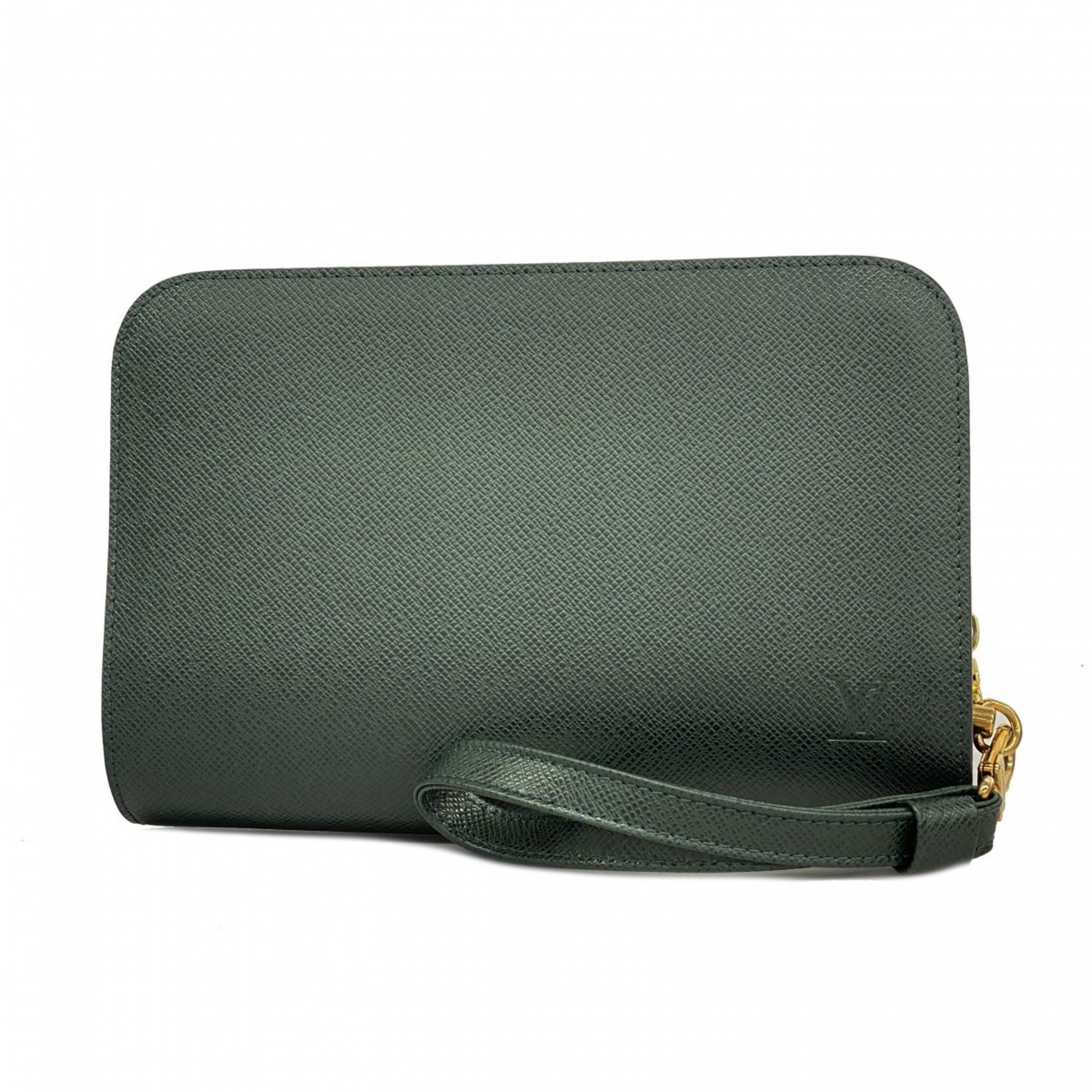 Louis Vuitton Clutch Bag Taiga Baikal M30184 Episea Men's