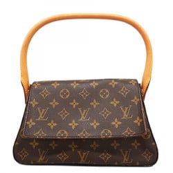 Louis Vuitton Shoulder Bag Monogram Looping M51147 Brown Ladies