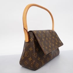 Louis Vuitton Shoulder Bag Monogram Looping M51147 Brown Ladies