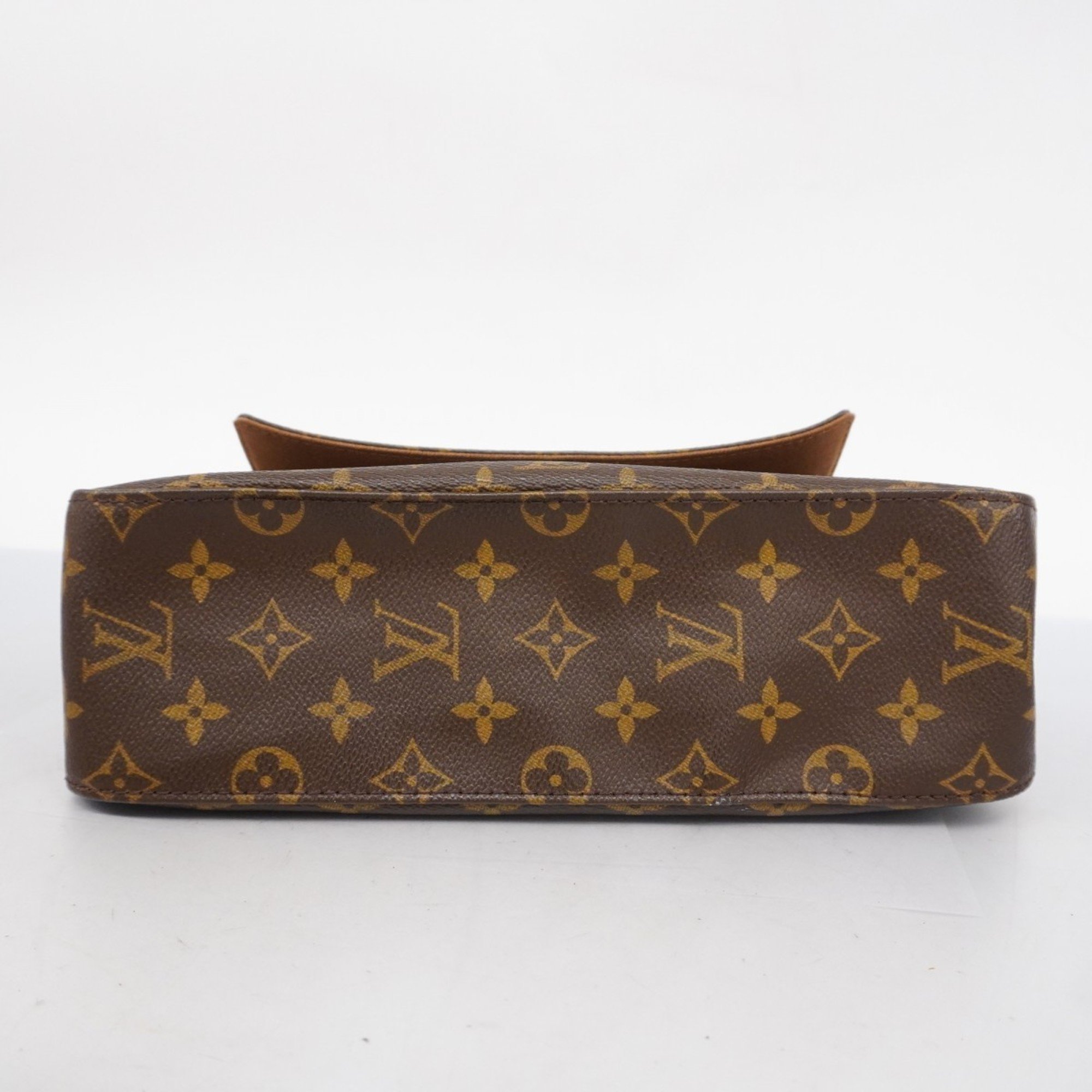 Louis Vuitton Shoulder Bag Monogram Looping M51147 Brown Ladies