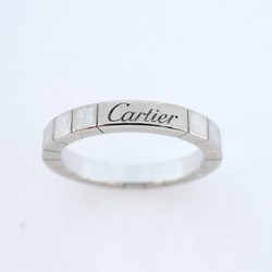 Cartier Ring Lanier K18WG White Gold #55 Men's