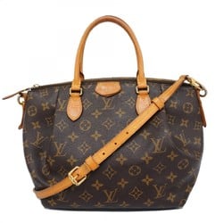 Louis Vuitton Handbag Monogram Turen PM M48813 Brown Ladies