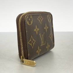 Louis Vuitton Wallets & Coin Cases Monogram Zippy Purse M60067 Brown Men's Women's