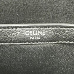 CELINE Tote Bag Leather Black Women's