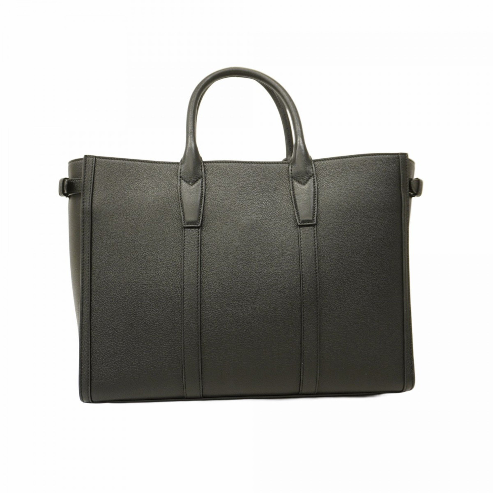 CELINE Tote Bag Leather Black Women's