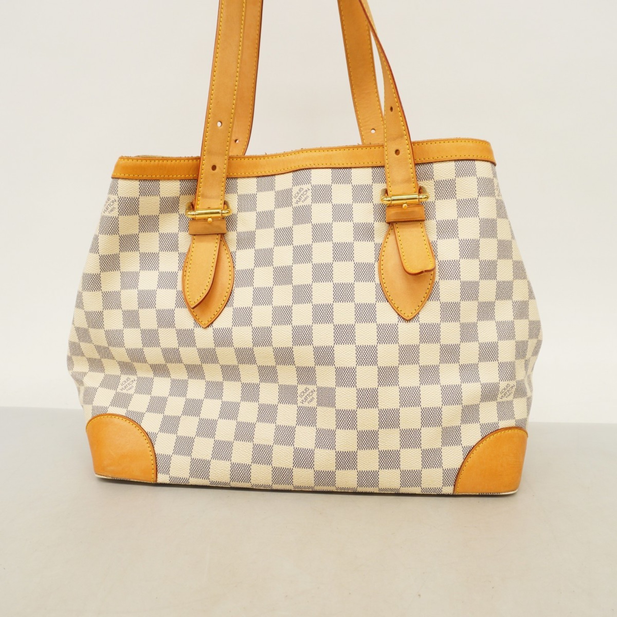 Louis Vuitton Tote Bag Damier Azur Hampstead MM N51206 White Women's