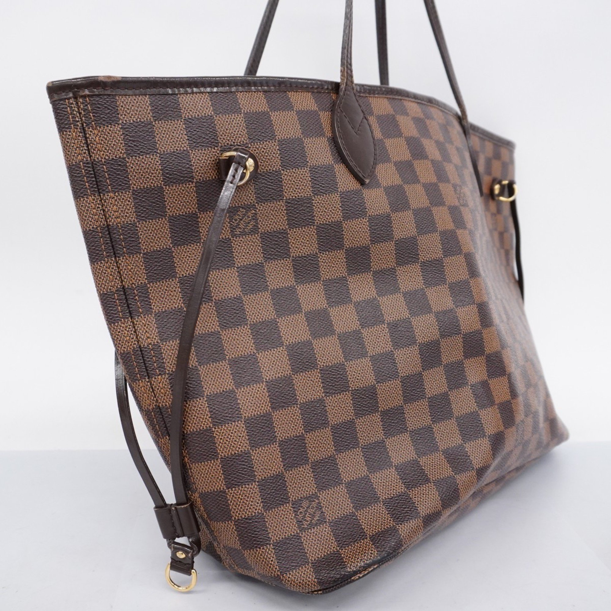 Louis Vuitton Tote Bag Damier Neverfull MM N51105 Ebene Women's