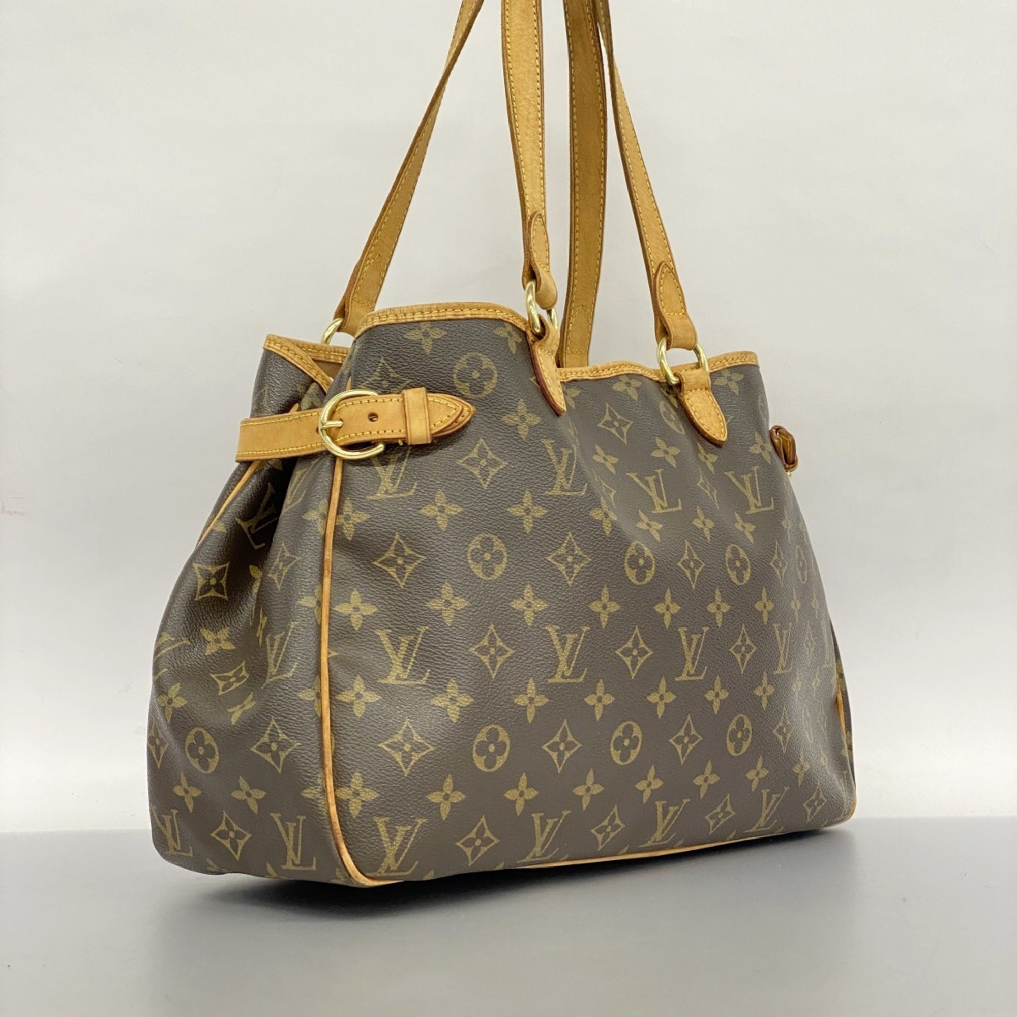 Louis Vuitton Tote Bag Monogram Batignolles Horizontal M51154 Brown Women's