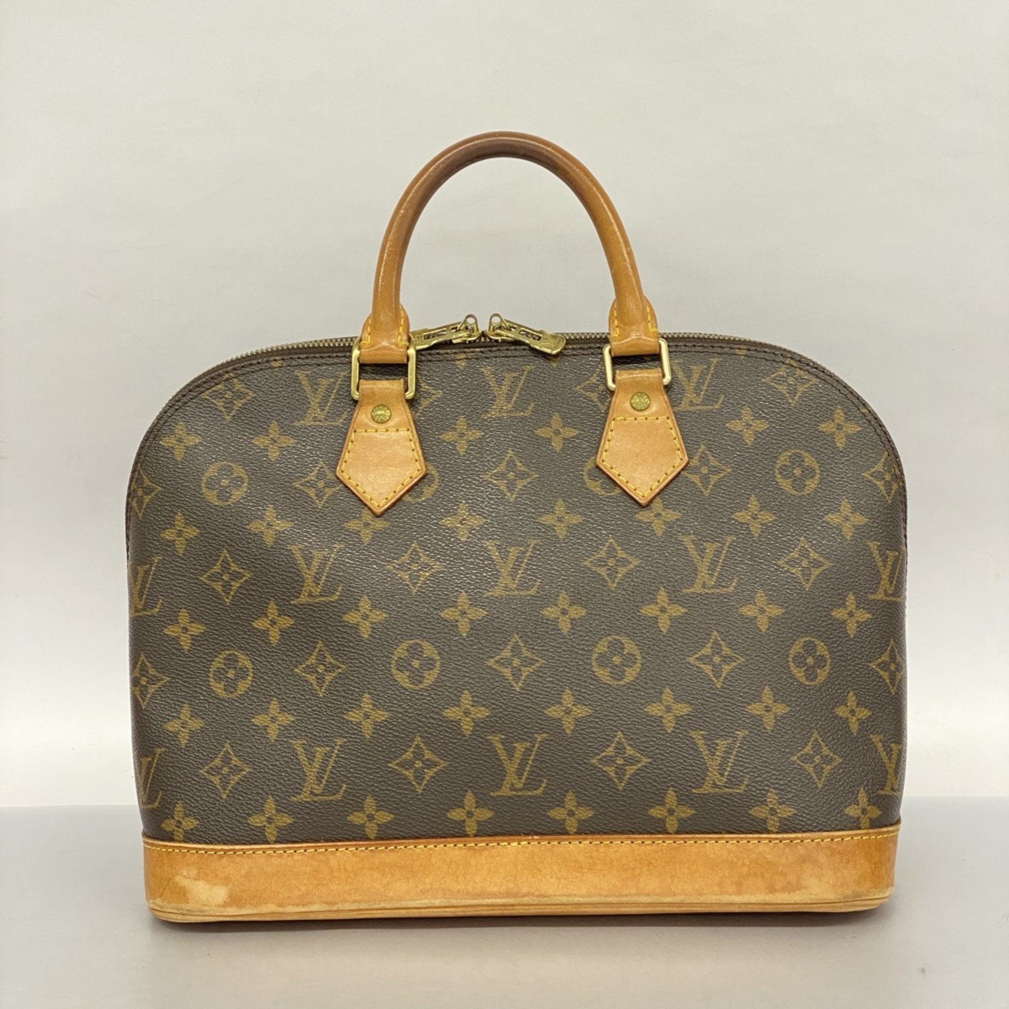 Louis Vuitton handbag Monogram Alma M51130 brown ladies