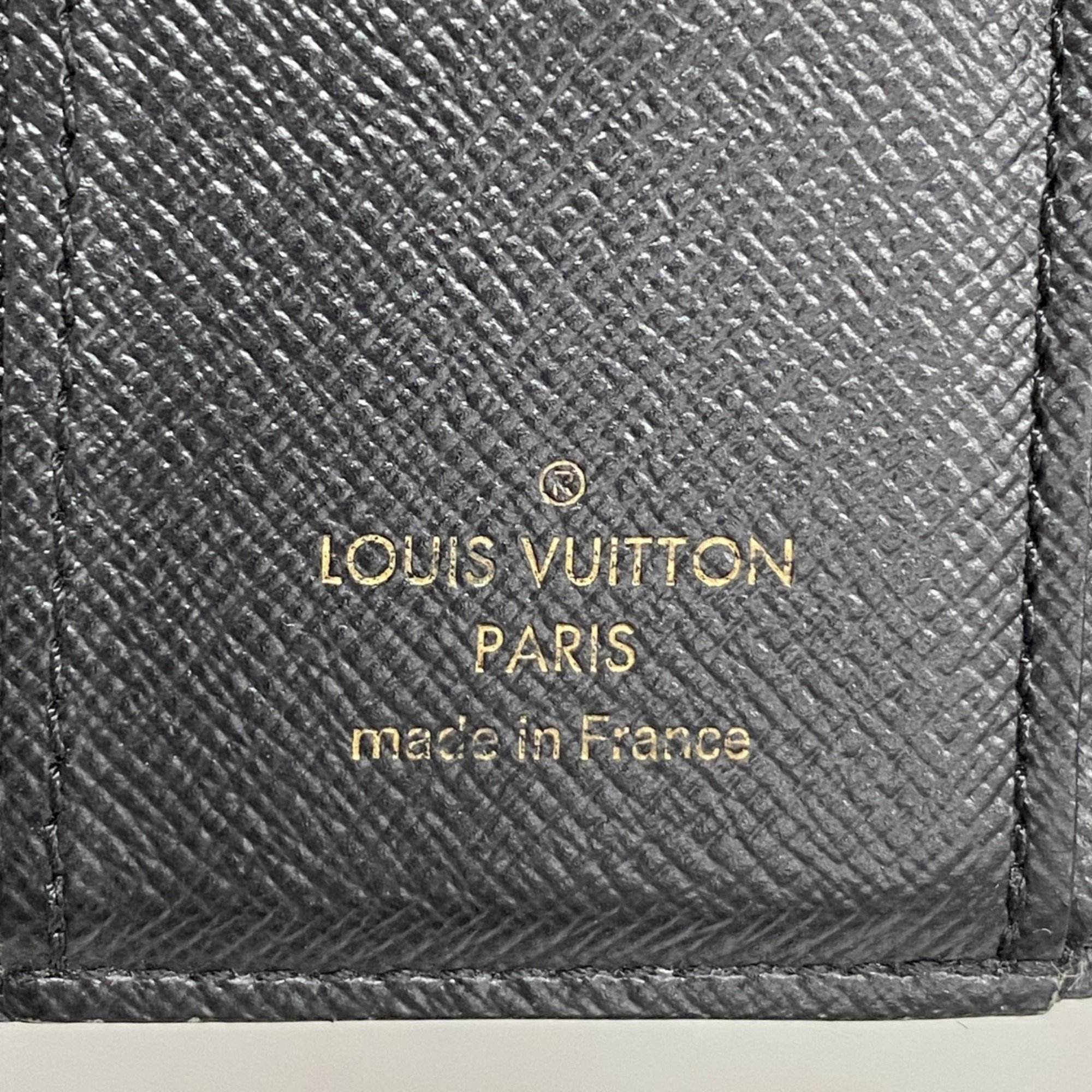 Louis Vuitton Tri-fold Wallet Monogram Giant Reverse Portefeuille Zoe M80725 Brown Women's