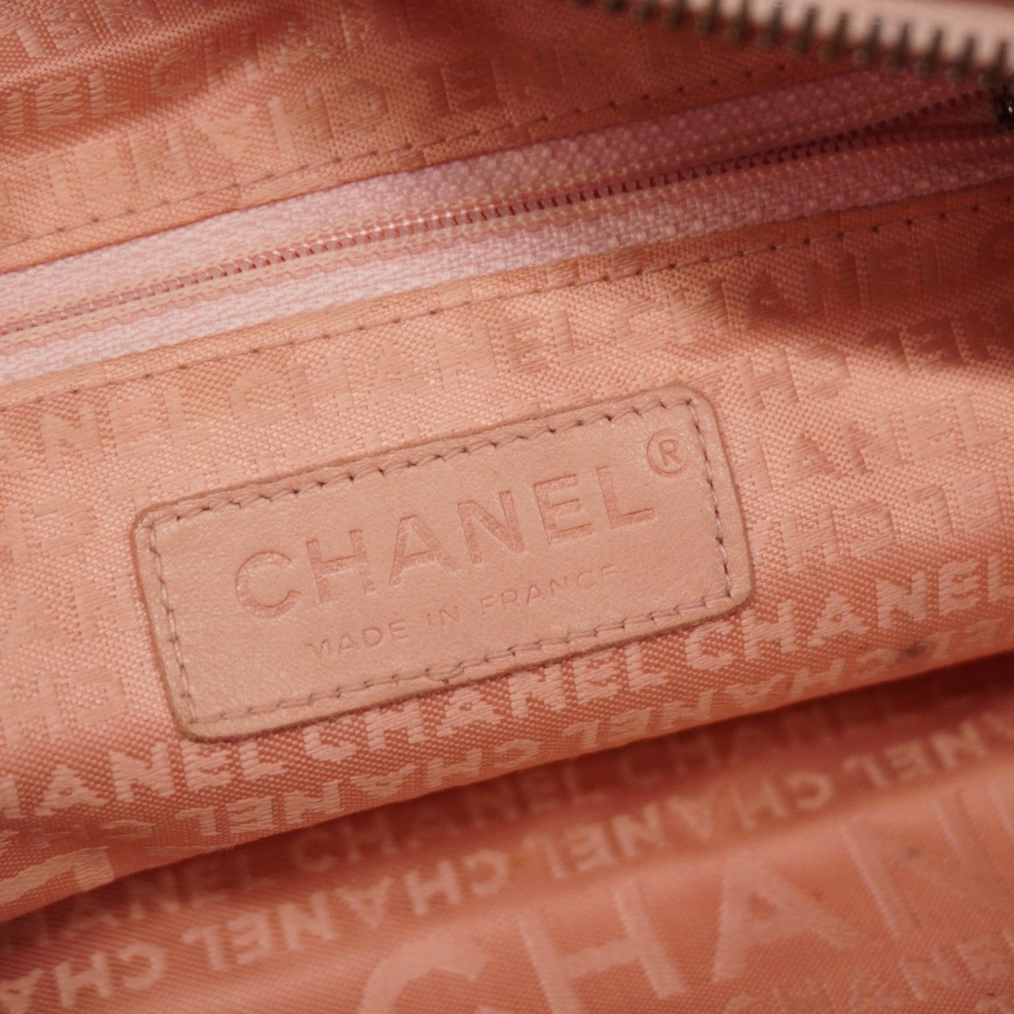 Chanel handbag chocolate bar caviar skin pink ladies