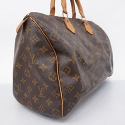 Louis Vuitton Handbag Monogram Speedy 35 M41107 Brown Ladies