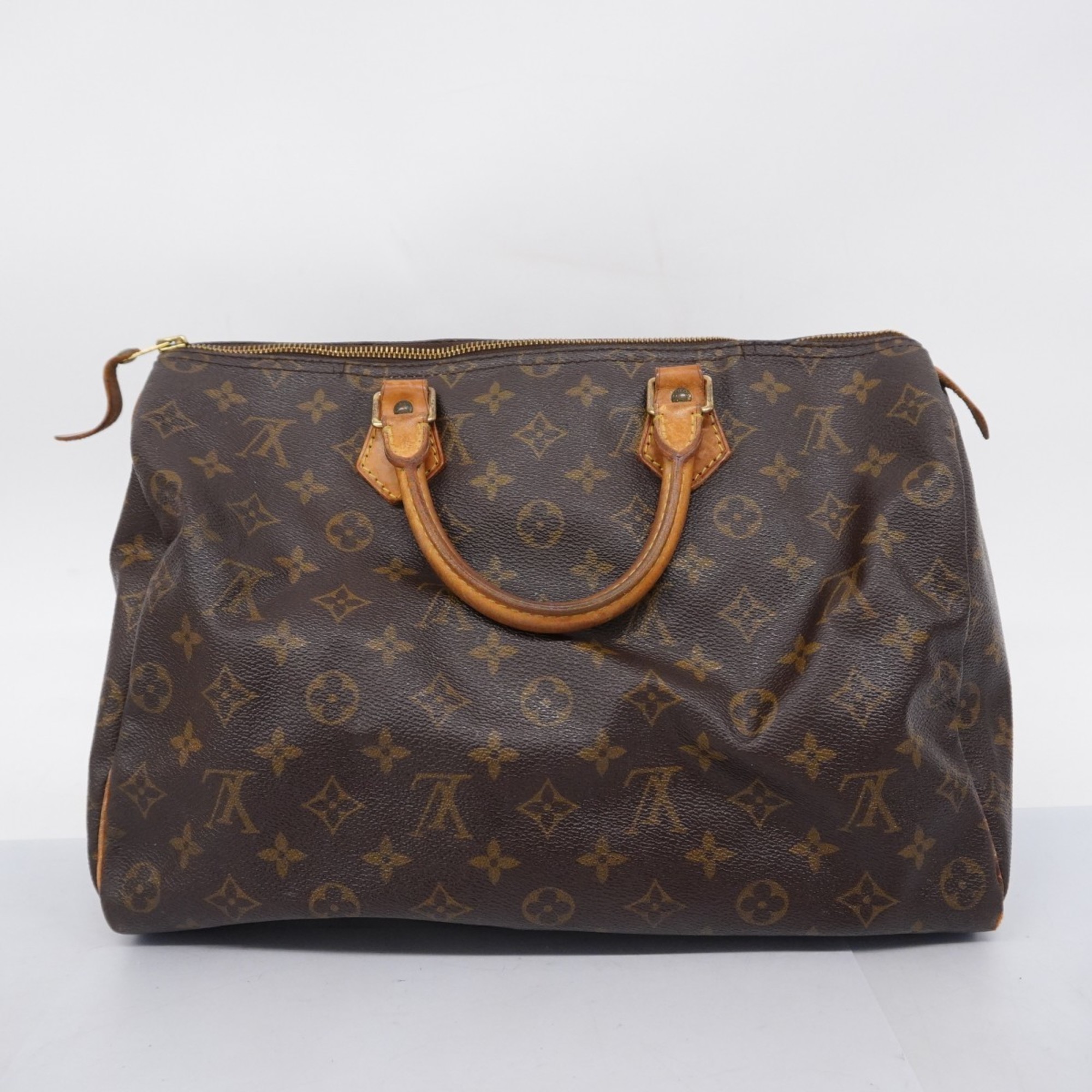 Louis Vuitton Handbag Monogram Speedy 35 M41107 Brown Ladies